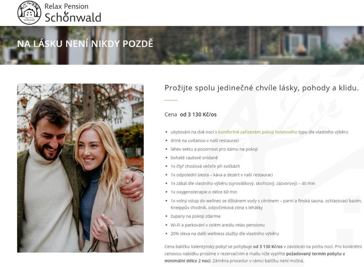 Relax Pension Schonwald Budisov nad Budisovkou エクステリア 写真